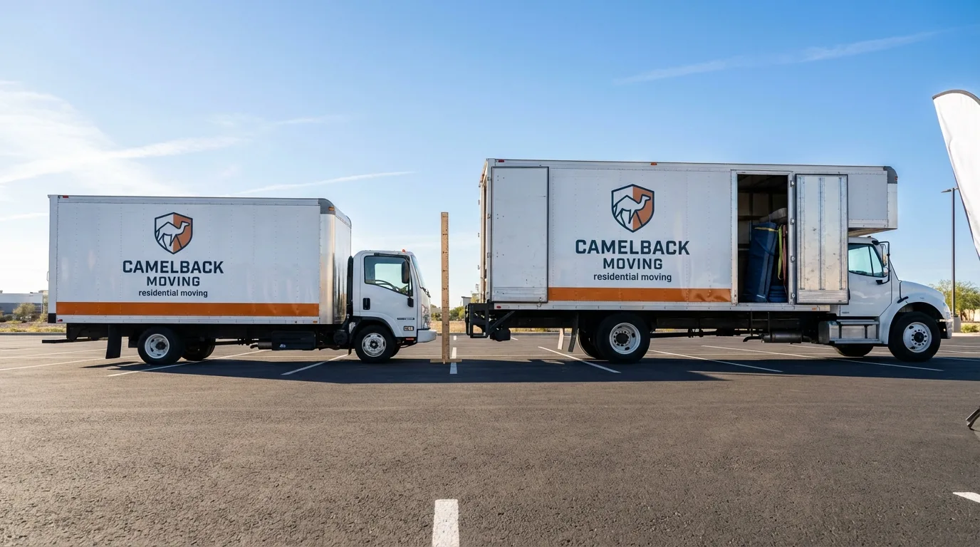 Moving truck size capacity guide in Belle Plaine